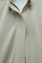 Ocean Suit with Collar and Sleeve Cuffs, Belt Jackets and Pleated Wide-Leg Pants - Beige - 7