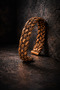 Women's Copper Bracelet Weave Model Thick Pure Copper Bracelet Handcuff - 4