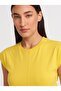 31875 100% Cotton Seam Detail T-Shirt-Yellow - 2