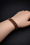 Women's Copper Bracelet Weave Model Thick Pure Copper Bracelet Handcuff - 2
