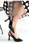 Jedda Black Patent Leather Heeled Shoes - 3