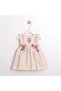 Linen Girls' Embroidered Dress - 3