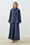 Kün Skirted Suit Navy Blue - 6
