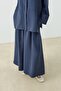 Kün Skirted Suit Navy Blue - 2