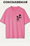 Los Angeles Printed Premium Oversized Cotton Lu T-Shirt