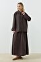 Kün Skirted Suit Brown - 7