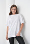 Acacia Women's 100% Cotton White Basic Round Neck T-Shirt - 5