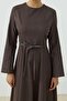 Elvira Dress Brown - 6