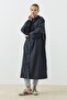 Motion Sport Trench Coat Navy Blue - 8