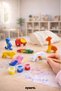 Wooden Painting Set, Safari – Children's Activity & Hobby Toy, Montessori, Educational Set - 4