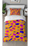 Sea Star Patterned Specially Designed with Digital Print Pieces Bed Sheet Sız Single Stylish Duvet Cover Set