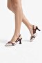 Deni Linen Stylish Open-Back Shoes 6.5 cm - 5