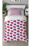 Blackberry Raspberry Fruit Patterned Special Design Pack of Digital Print Bed Sheet Sız Single Duvet Cover Set