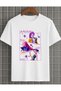 Kpop Demon Hunters Huntrix Rumi Zoey Mira Designed 100% Cotton Breathable Fabric Kids T-Shirt - 2