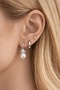 Women's Steel 3-Piece Earring Set Does Not Fade - 4