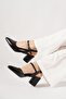 Geran Yan Arka Open With Scarf Women's Shoes Black Skin - 2