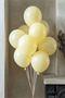 Macaron Yellow Balloon 20 Pieces Birthday Party Decoration - 2