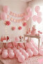 Macaron Pink Balloons 20 Pieces Birthday Party Decoration - 4