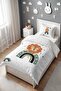 Little King Patterned Single Baby Kids Bedding Set - 3