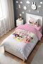 Fairy Tale Castle Princesses Patterned Single Baby Kids Bedding Set - 3