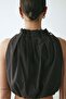 Drawstring-detail poplin top - 3
