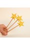 Star Fairy Wand 3 Pieces Wooden Toy Decor - 2