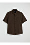 Regular Fit Poplin Men's Shirt - 5