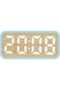 Wooden Bamboo Alarm Clock, Assorted - 6