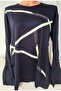 Er Clothing Combed Cotton Blouse Long Sleeve Crew Neck Laci - 6
