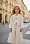 3-Piece Set with Sequin Embroidered Pants for Girls Ke Linen Akim
