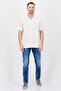 Jeans Men Regular Fit Short Sleeve Textured Casual Shirt, White - 2