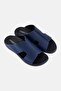 Men Slip On Arabic Sandals, Navy - 2