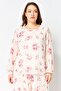 Women 2 Pieces Floral Pattern Top And Palazzo Pants Set, Multicolor - 4