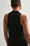 Double-Breasted Yaka Ruched Stretchy Sandy Blouse - 6