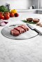 Premium Stainless Steel Round Cutting Board Small – Modern and Hygienic Use - 2