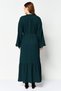 Women Textured Maxi Dress, Green - 3