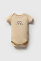 Maya Luca Printed 100% Cotton Cotton Baby Bodysuit