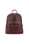 Brown Soft-Textured Leather-Look Women Backpack |   Brown Mt1571 - 6