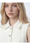 Giyçik Storeden Ecru Tweed Mini Shirt Dress - 5