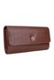 Brown Crocodile Patterned Women's Portfolio Bag |   Brown T8303 - 7