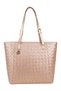 Gold Chain Logo Women's Shoulder Bag |   Gold Mt1550 - 6