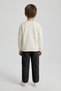 Mow Kids Boys' Comfortable Fit Gabardine Pants with Elastic Waist - 2