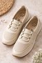 Orthopedic Anatomical Structured Young Mother Shoes Daily Women's Shoes Elastic Breathable Beige - 6