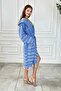 Bohemian Style Hooded Pestemal Bathrobe - Soft-Textured Drying Towels - Striped Bathrobes - Unisex - 6