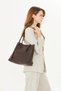 Leather Tote Bag with Bag Straps and Accessories Premium Quality Large Size (33X30) Women's Shoulder Bag - 4