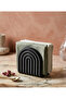 Modern Wavy Design Napkin Holder – Minimal Decorative Desktop Napkin Stand (7.5X6X7.4 cm)