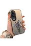 Silicone Edge Hard Back Anti Fall Phone Case Compatible with Vivo V50 Lite Floral Print - 3