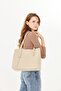 Leather Tote Bag with Bag Straps and Accessories Premium Quality Large Size (33X30) Women's Shoulder Bag - 4
