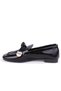 Dza07-752074 Black Patent Leather Daily Ballet Flats Women's Shoes - 3