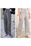 2 Li Reşme Paça Women's Sweatpants (Regenerated Fabric)